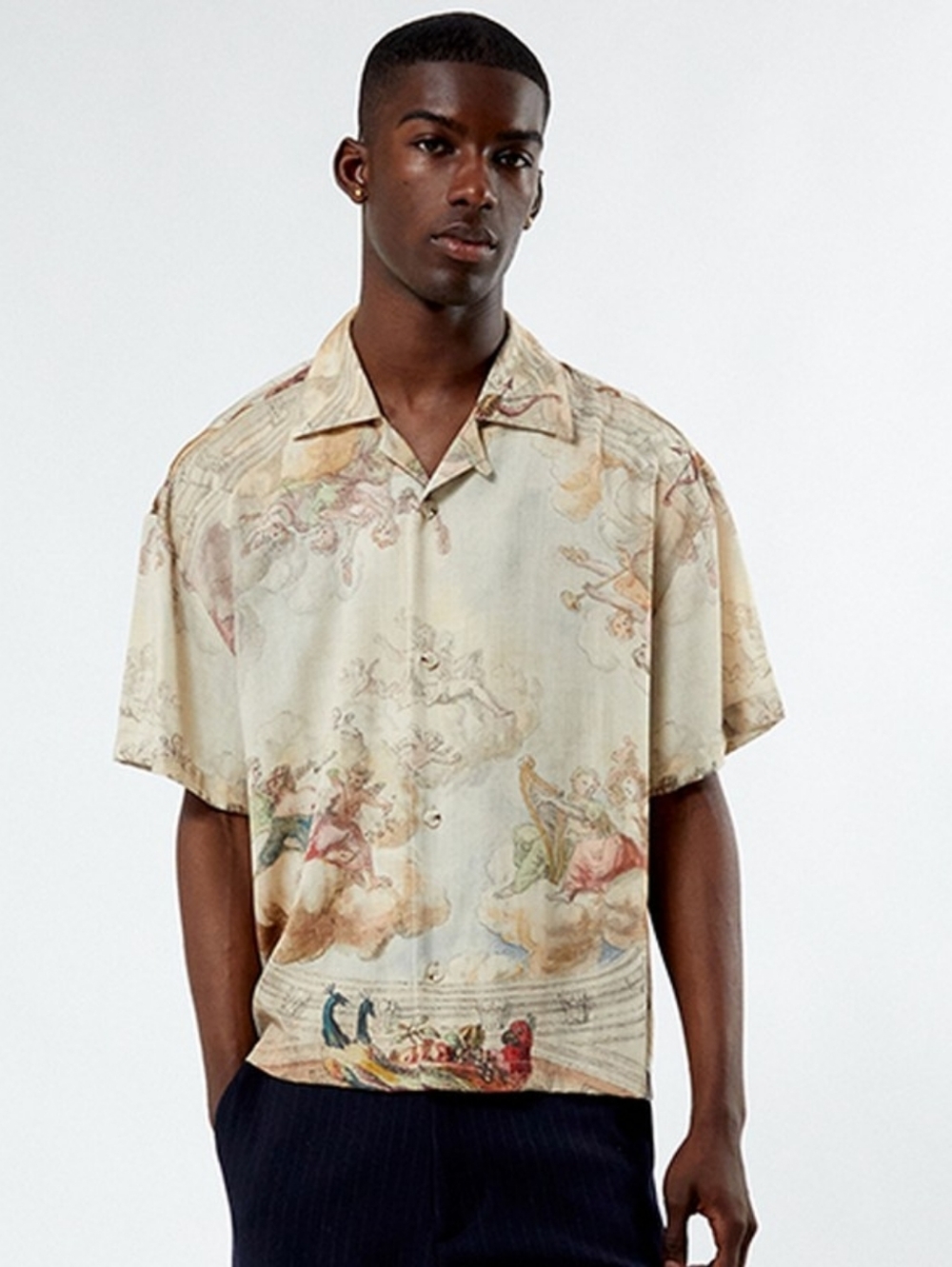The Met x PacSun Deliverance Cropped Camp Shirt